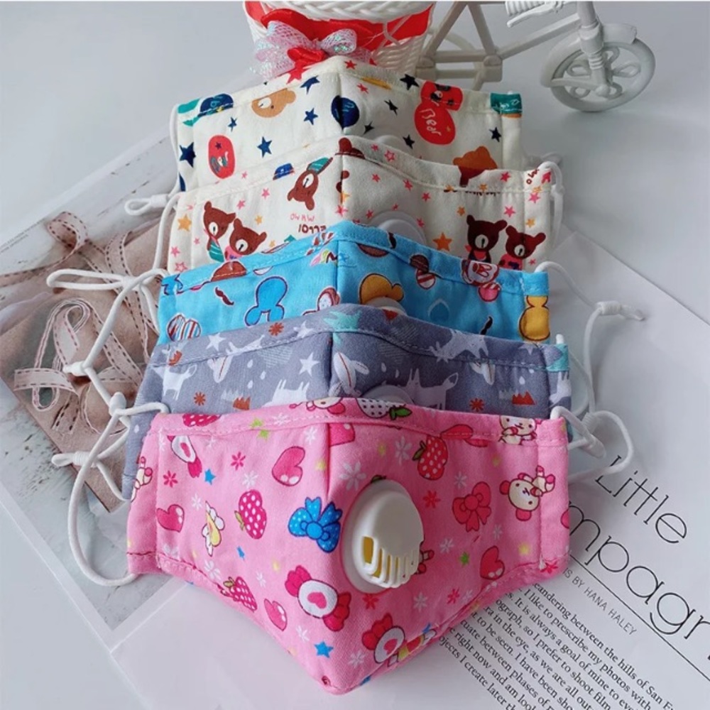 PACK OF 3 (THREE) BACK TO SCHOOL Kids Face Masks
